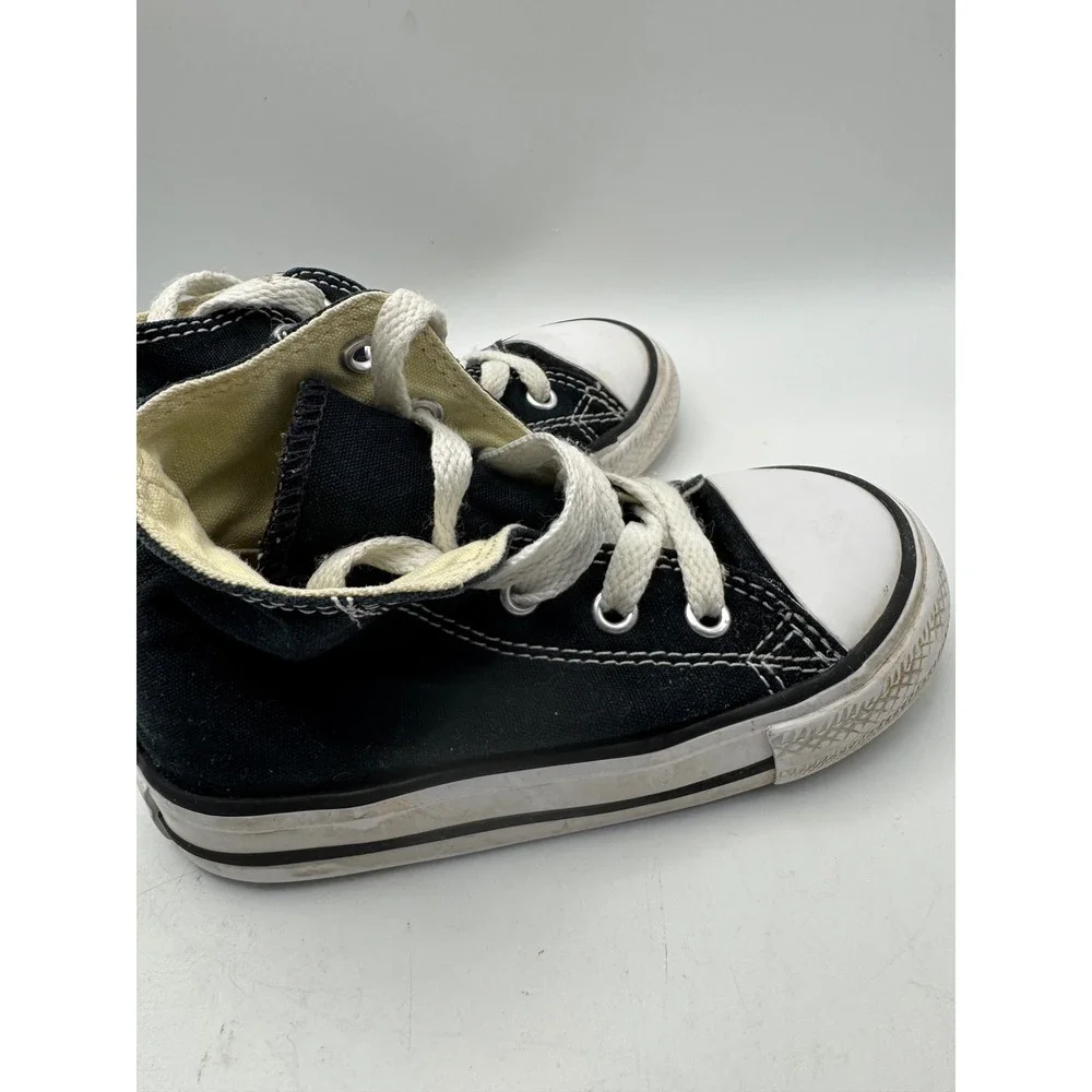 Converse Chuck Taylor All Star High Top Kids Shoes Black White Size 7 Toddler